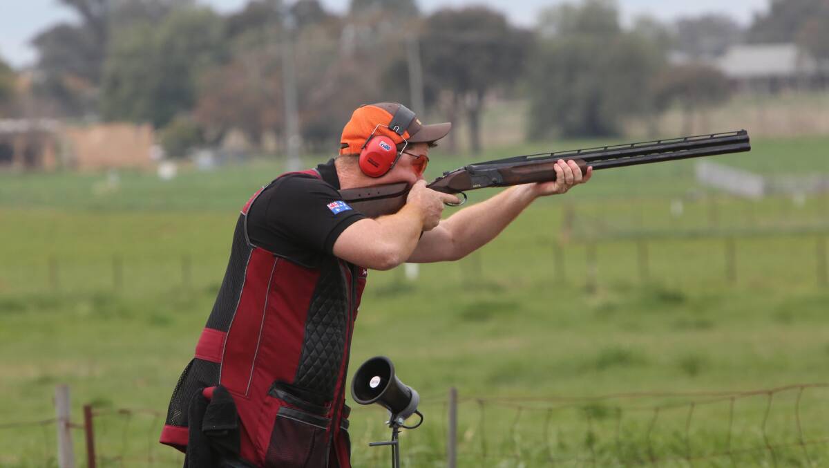 On Target: Tony O'Leary a local shooter. There will be over 100 shooters here on that weekend, so it’s great for Cowra.
