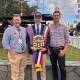 Winner Darcy Howard with Adam Chudleigh and Hugh Dobell at the Sydney Royal. Picture supplied