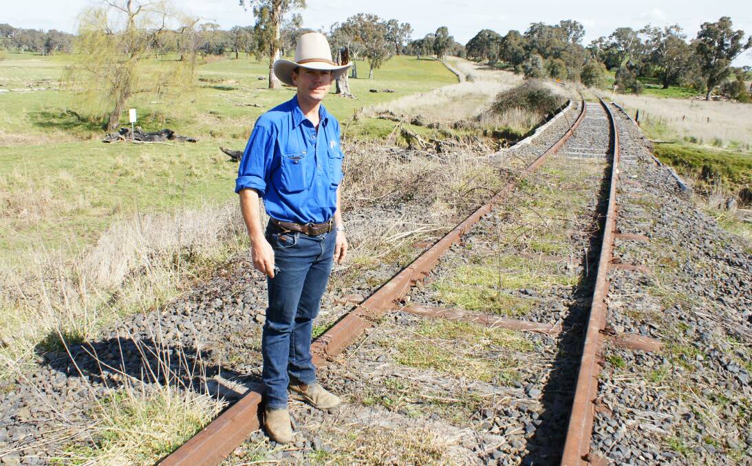 Rail trail: George King believes that a destination tourism ride along the Blayney to Cowra line would draw thousands of tourists a year and would benefit small communities along it. Photo: Mark Logan