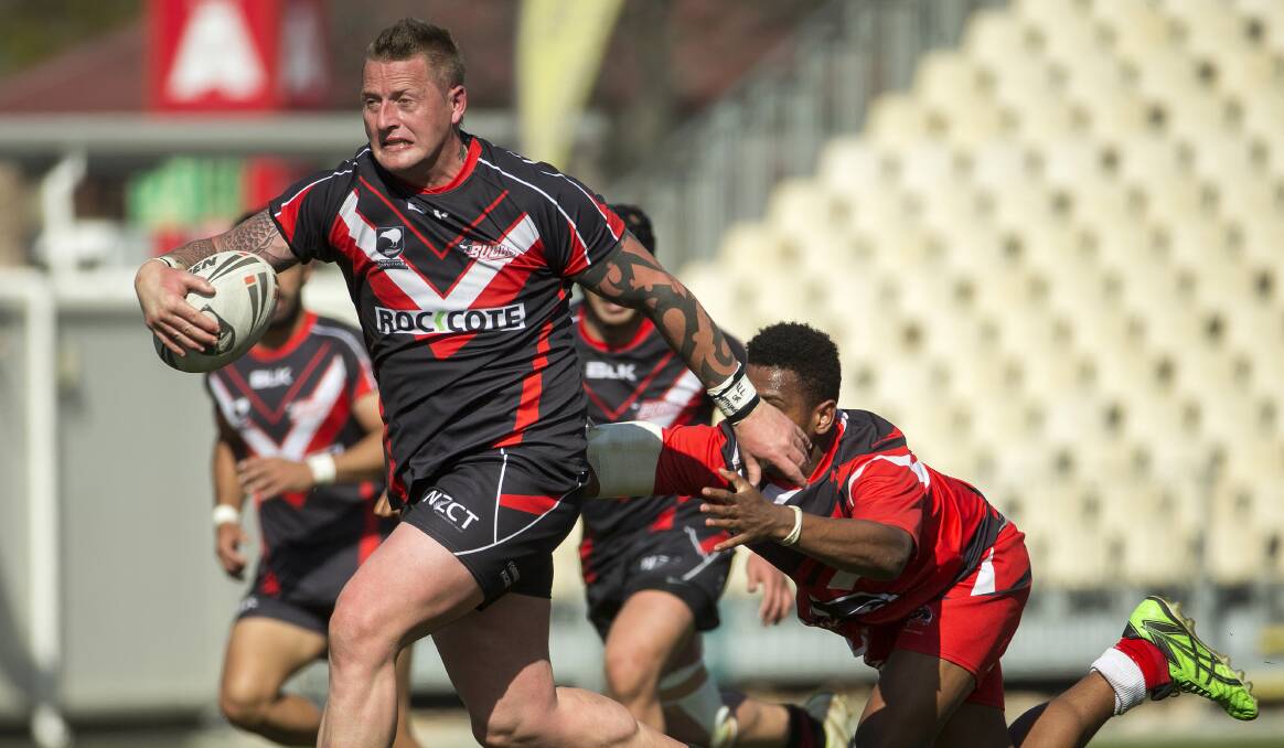 BAM BAM: Orange CYMS' new prop, Chris Bamford, finds space during his time with the Canterbury Bulls during last season's New Zealand provincial premiership. Photo: THE PRESS, Christchurch