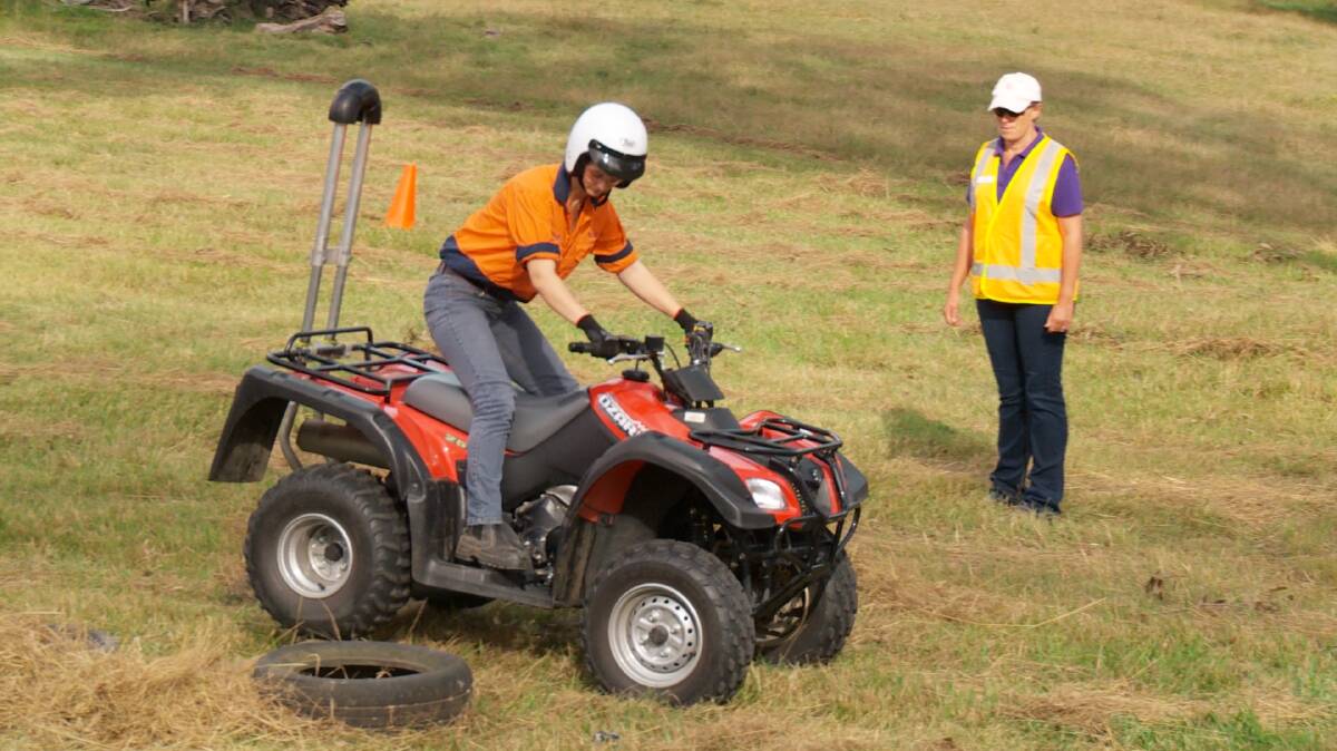 A Cowra hobby farmer has found he's not entitled to the Quad Bike rebate even though he uses it every day.