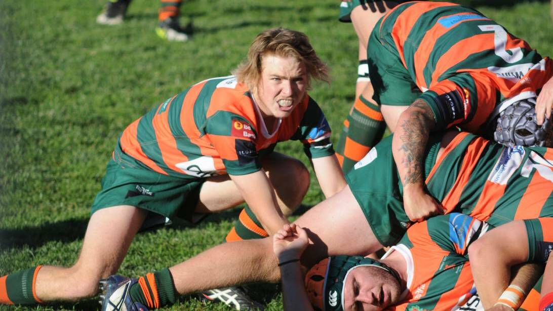 NO HALF MEASURES: Tom Nell was brilliant in Orange City's gritty round six win over Cowra. Photo: STEVE GOSCH