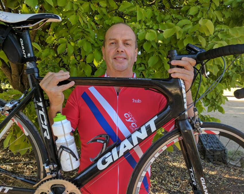 Sean Sampson of Young will be taking on the challenge when he rides more than 400kms on the Royal Far West Ride for Country Kids in March. 