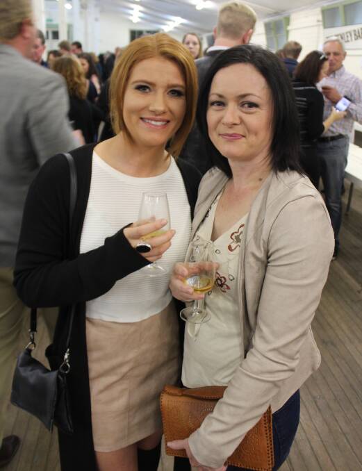 Alana Johnston and Lina Giovannelli at last year's Cowra Wine Show Public Tasting. 