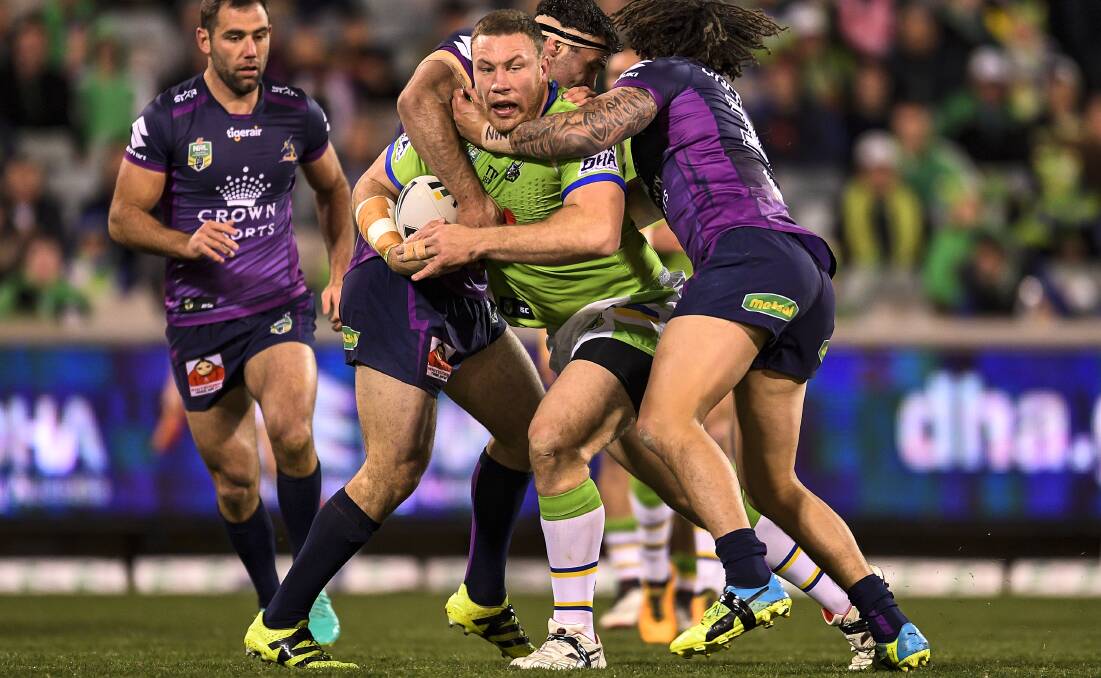 Shannon Boyd will lead the Raiders' charge on Saturday night against Melbourne Storm in hope of qualifying for the NRL grand final. 