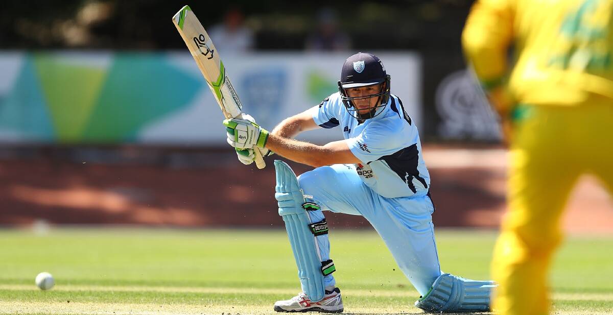 Daniel Hughes has been instrumental to the NSW Blues success in the Matador Cup. Blues play Victoria in the elimination final today. Photo by Getty Images.
