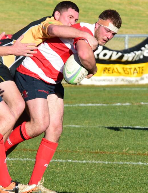 Cowra Eagles player, and Irish recruit, Ryan Murphy was recognised as Cowra's best player this season. Photo by Belinda Soole.