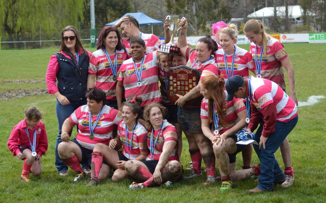 Cowra Eagles women's rugby union side defeated Mudgee in the Blowes Clothing Cup grand final on Saturday.