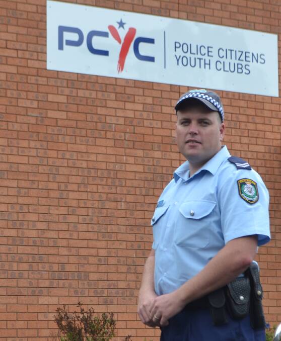 Constable Peter Holmes is looking forward to sinking his teeth into his new position as one of Cowra's PCYC youth case managers.
