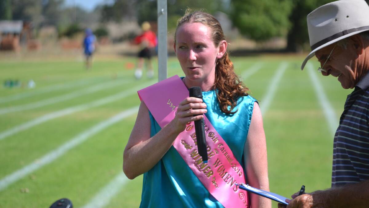 Cowra's Brooke White stole the limelight at last year's Cowra Gift by winning the women's major event. She's backing up again this Saturday.