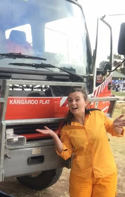 One of Kangaroo Flat's newest volunteers Lou-Anne Pech is excited to be volunteering for the RFS.