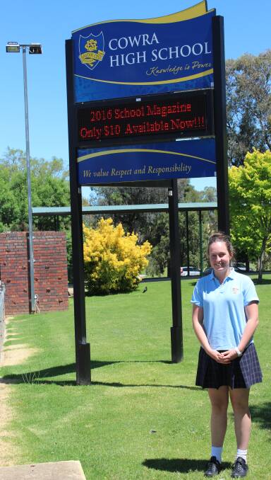 Cowra High School student Tayla Garratt has progressed to the Australian All School's Athletics Championships.