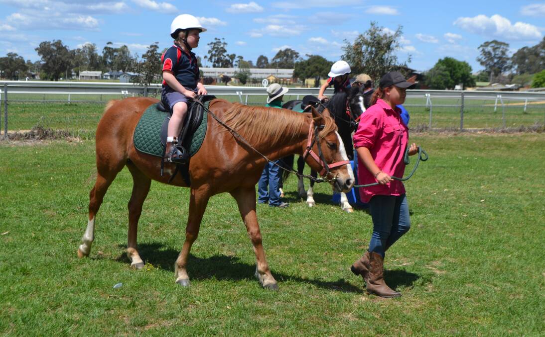 The Cowra RDA will be holding a memorial ride in February. Funds raised will go to the upkeep of horses like the one being ridden by Max Hawkins.