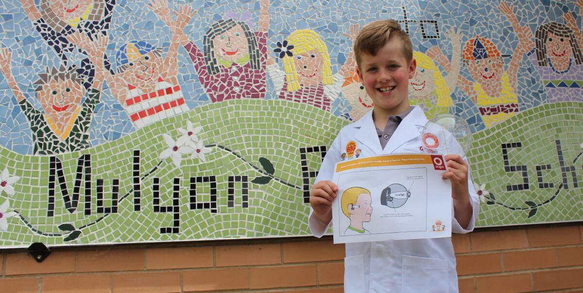 Daniel Patterson is one of the finalists in the Grade 3 and Grade 4 category in Origin's littleBIGidea competition.
