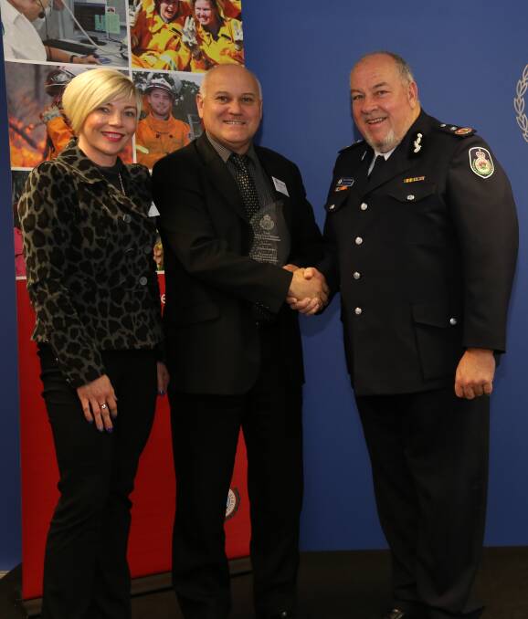 Cowra Toyota's Kelly and Ron Hattenfels were awarded a special commendation by  Senior Assistant Commissioner Bruce McDonald for their involvement in the NSW RFS Supportive Employers Program. 