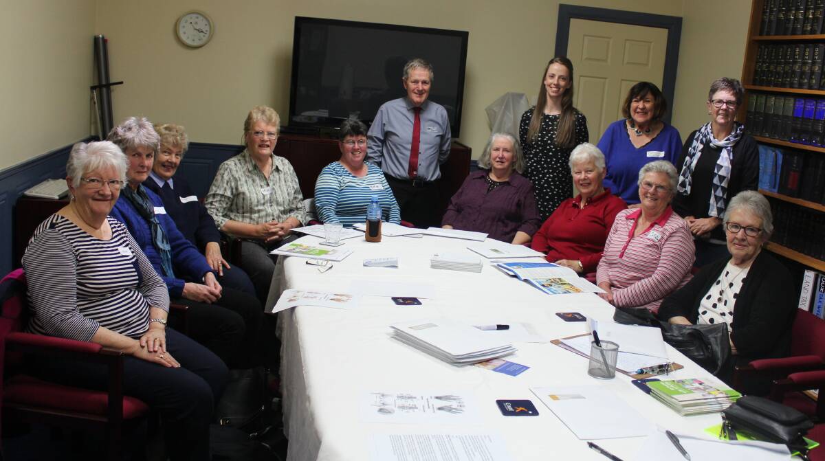 The Cowra Arthritis Support group after their talk on pain management with Kate Faber, the meeting place for the group is graciously provided by Steel Walsh & Murphy.