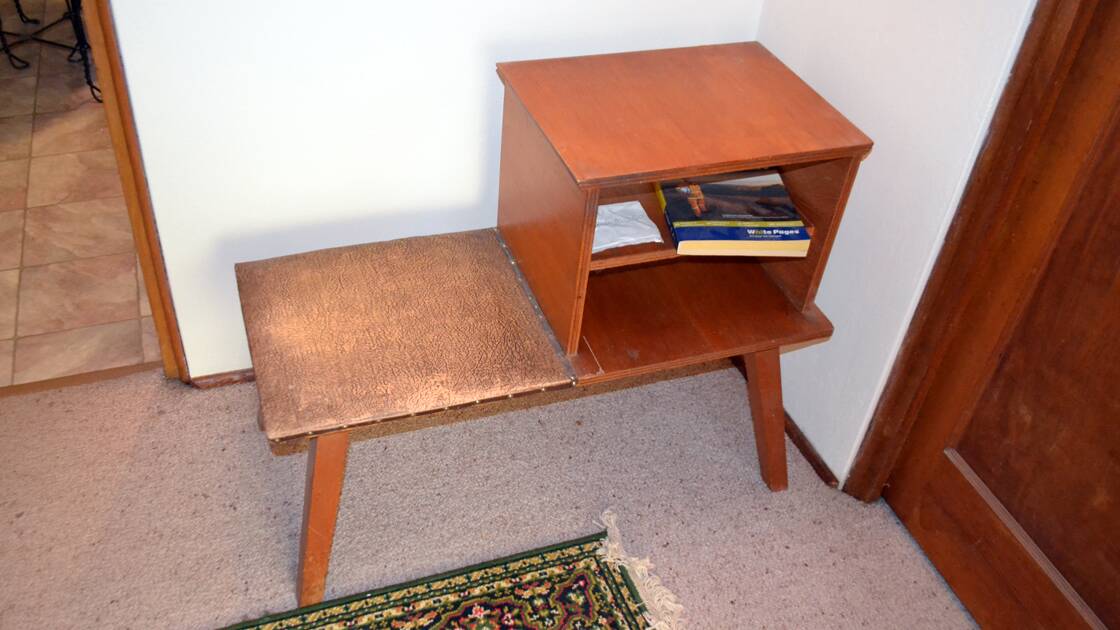 This was a unique piece of furniture when it was made in the 1950s.