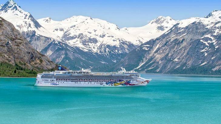 Mountain range and ocean waters in Glacier Bay National Park. Photo: Supplied