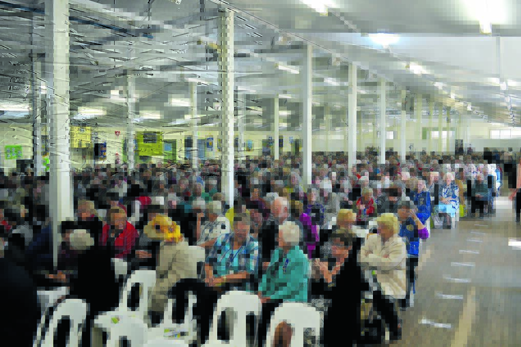 Delegates at the CWA conference in Cowra on Monday.