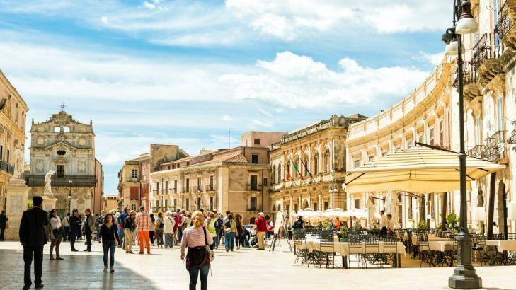 Syracuse Piazza, Sicily. 
 Photo: iStock