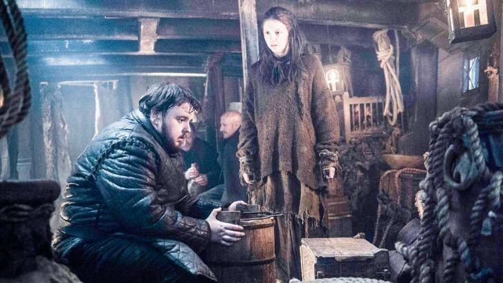 Sam Tarly finally reaches home, but it may not be the kind of welcome he wants for poor Gilly. Photo: HBO