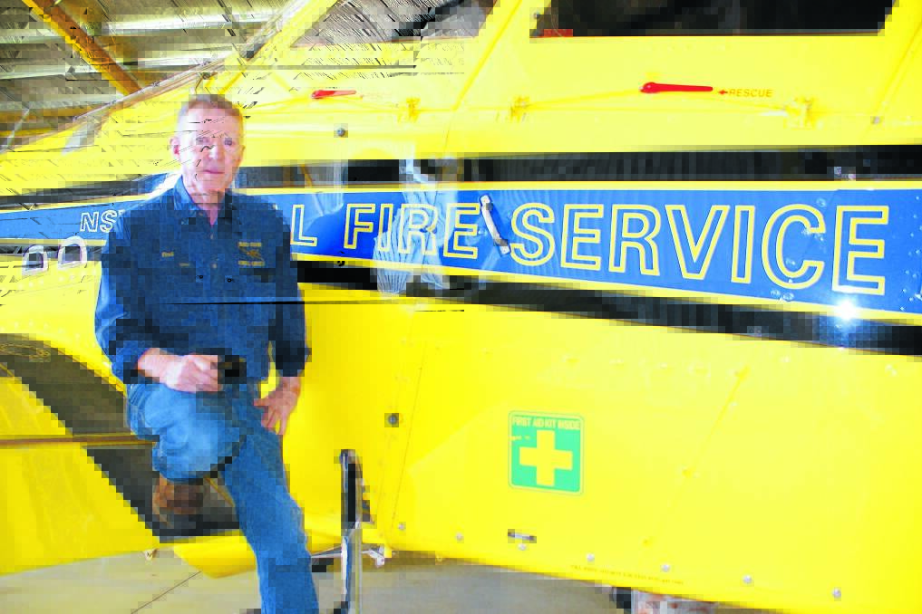 Fred Fahey from Fred Fahey Aerial Services is well-prepared for this year's fire season.