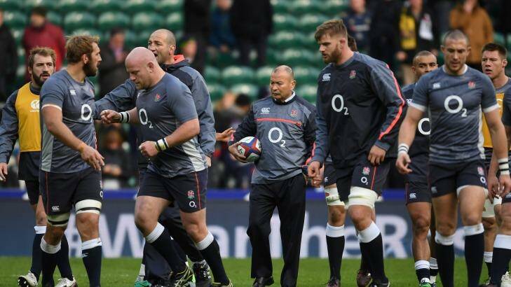 Not satisfied yet: Eddie Jones wants England to win the world cup and become the No.1 team in the world. Photo: Mike Hewitt