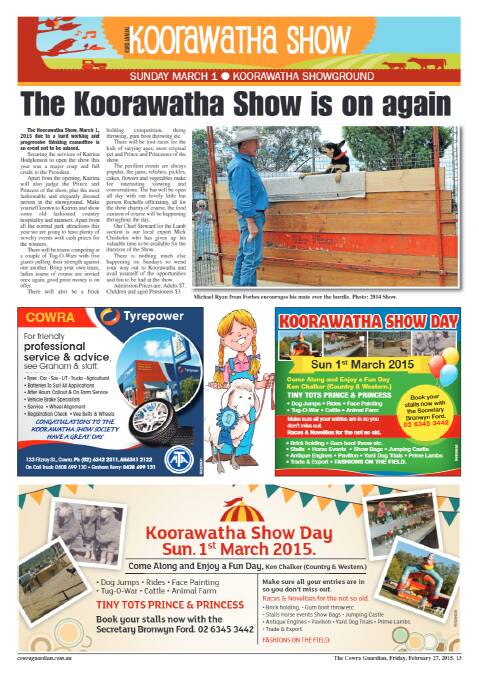 2015 Koorawatha Show l FEATURE