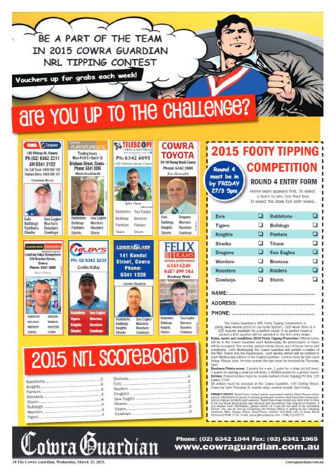 2015 Footy Tipping Competition l FEATURE
