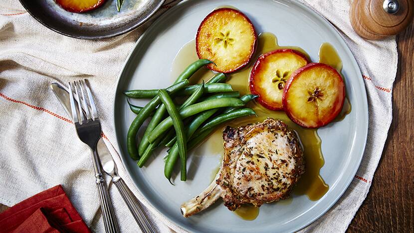 Pork and apples to warm your heart 