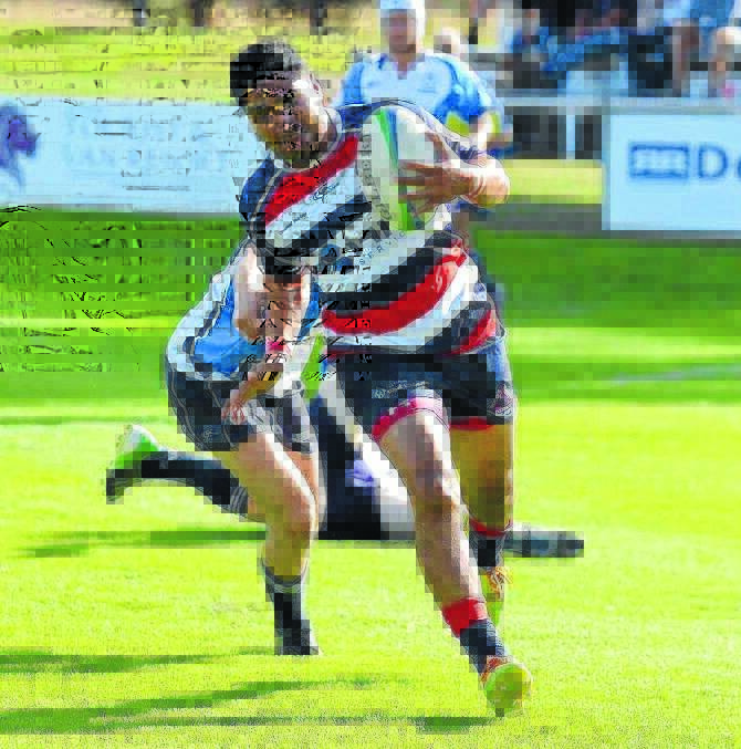 WOMBAT PLAYS RUGBY AND LEAVES : Former Mudgee Wombats centre Rota Setu has defected to rugby league, to play with the Dragons in 2016. Photo: COL BOYD