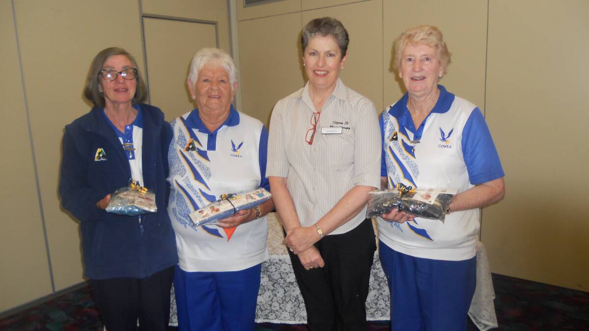 Winners (left to right): Helen Winwood-Smith, June McAlister, Angela Johnstone, Jeanette Davies.