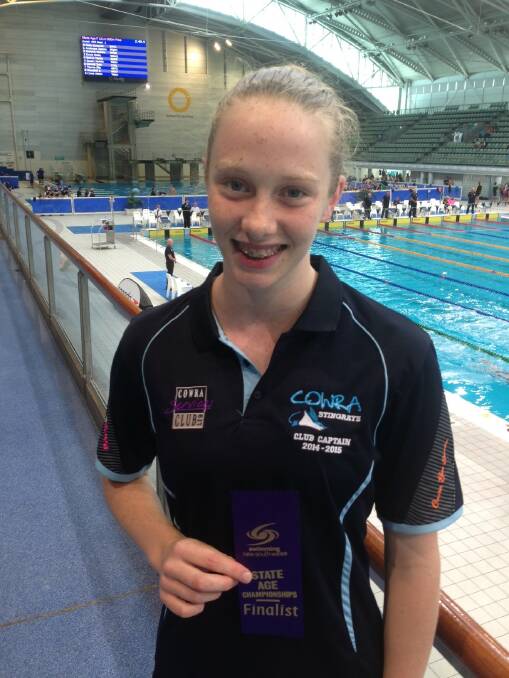 Lucy Wilson, pictured at the Sydney Olympic Park Aquatic Centre, qualified for the Australian Age Championships to be held in Sydney in April.