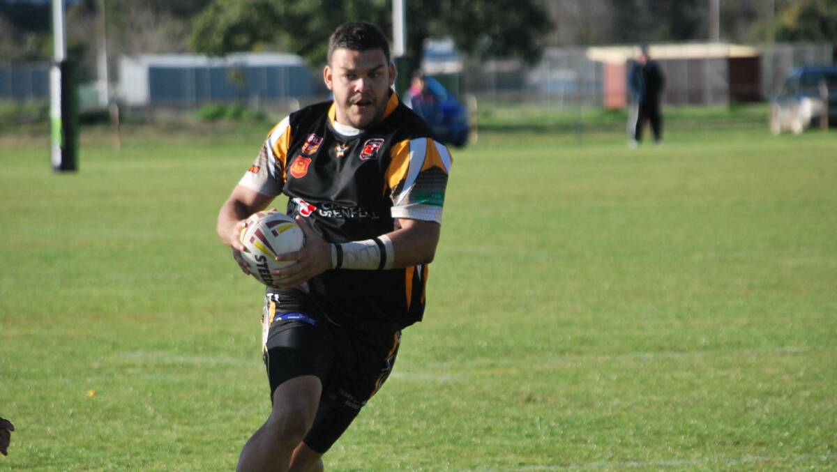 Sam Ingram scored a try and made plenty of metres for Grenfell in their elimination final win over the Canowindra Tigers.