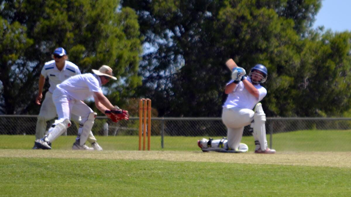 Mick Curtale, pictured batting last weekend in Parkes, is a key player for Cowra this weekend against Dubbo.