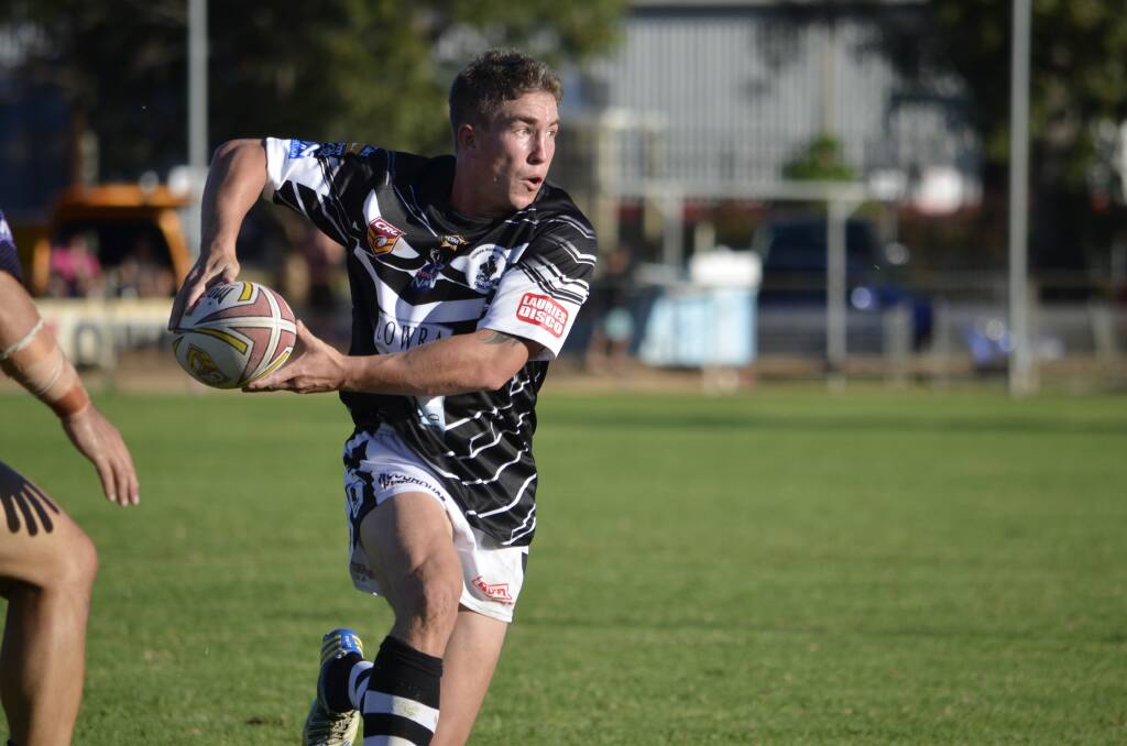 Tim Holman, pictured in the Cowra Magpies colours last season, has signed with the Forbes Magpies.