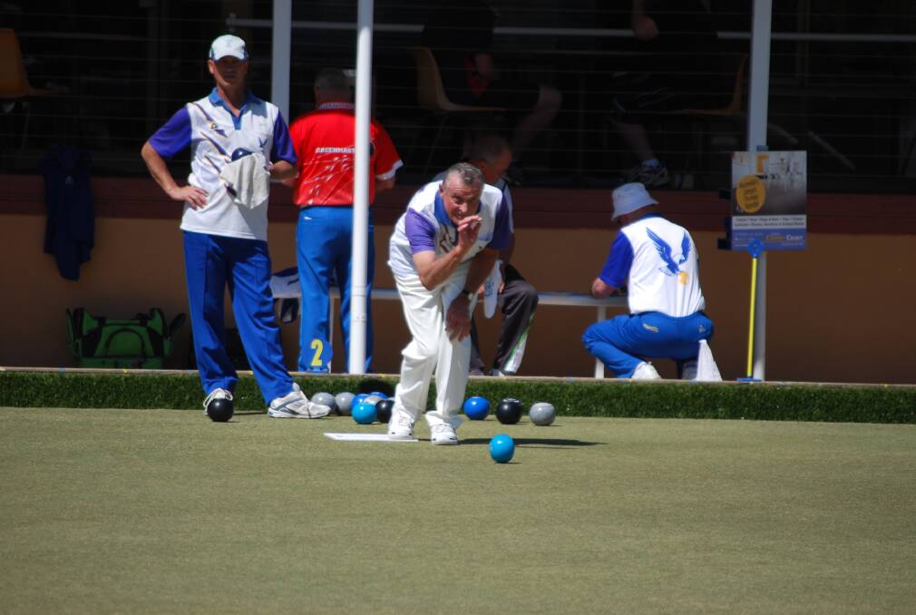 John Penyu was in fine form in his teams A grade club triples win on Saturday morning.