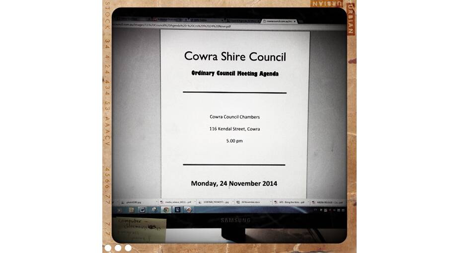 Live blog: Cowra Council's November meeting 