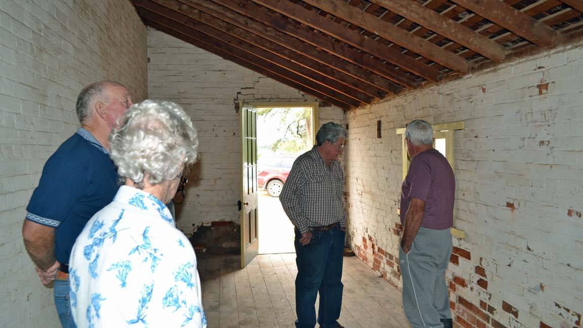 People toured the workers cottage; one of the oldest buildings in Cowra. 