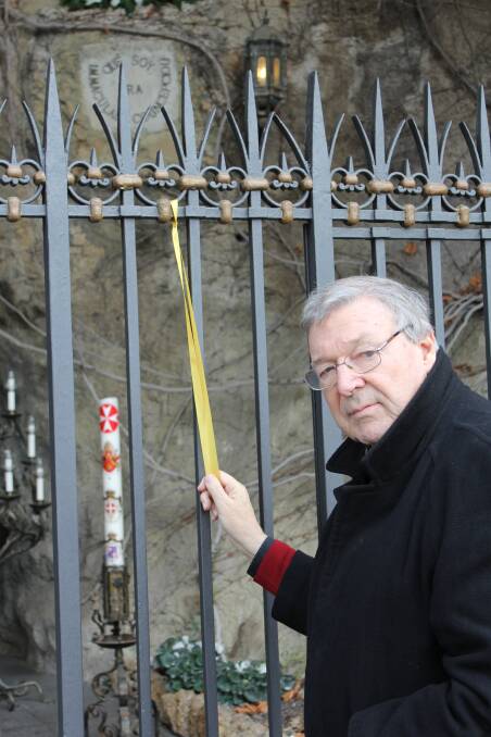Cardinal Pell joins loud fence movement