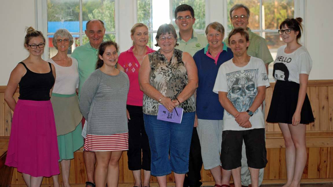 The cast of Cowra Musical and Dramatic Society's production of "The Butler Did it".