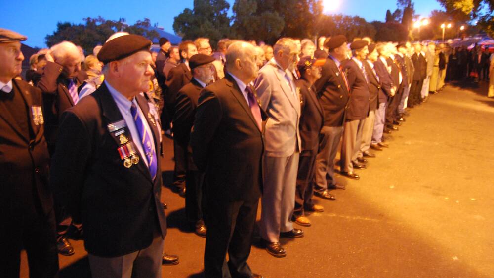 Ex-servicemen marched into Brisbane St Thursday morning to honour those who served the country in war.