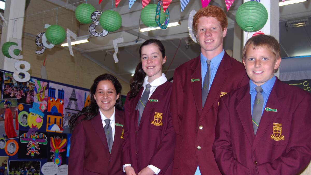Allison Buttigieg, Lauren Thomas, Jacob McNaught and Eduan Van Eeden represent St Raphaels Central School.