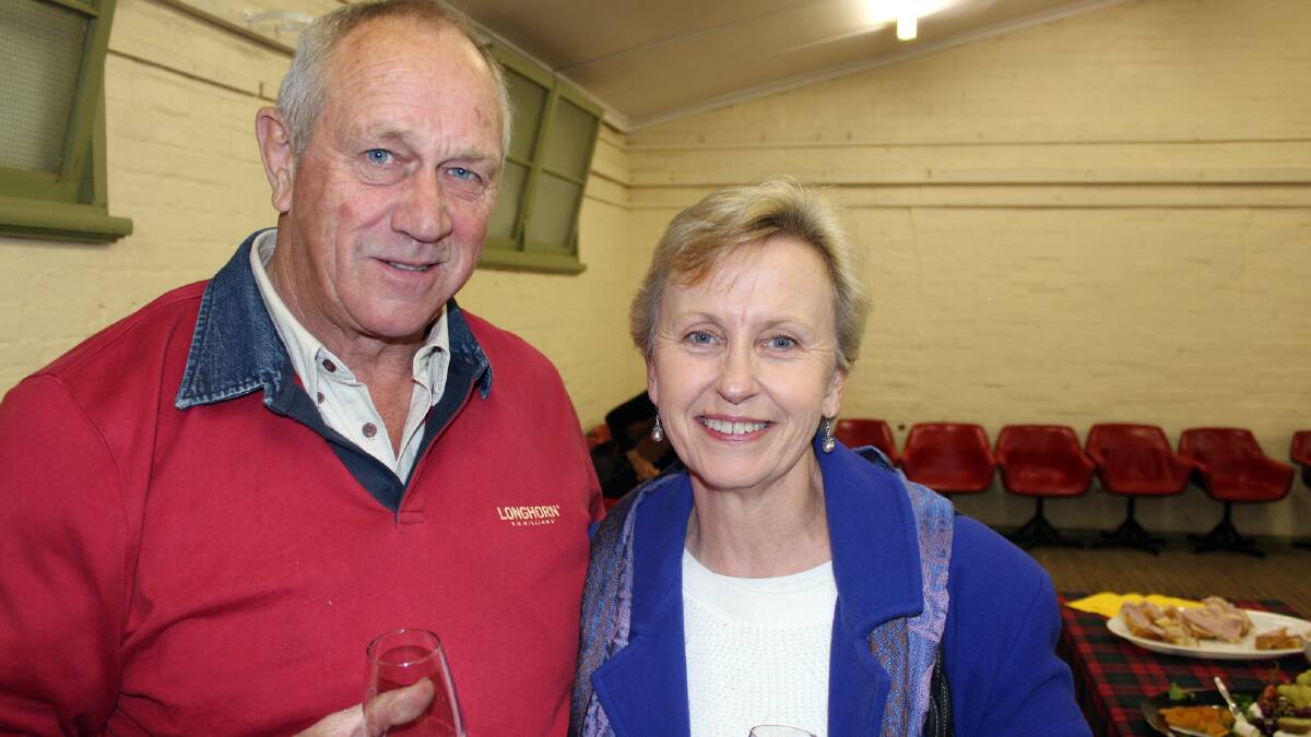 Ilza Russell and Don Robinson from Grenfell having a night out at the show.