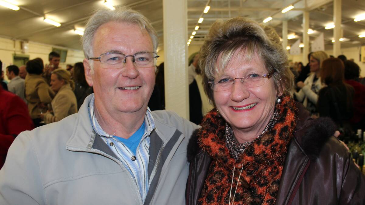 Stephen Cheney and his wife Nerallie had a great night tasting wine from local produces.