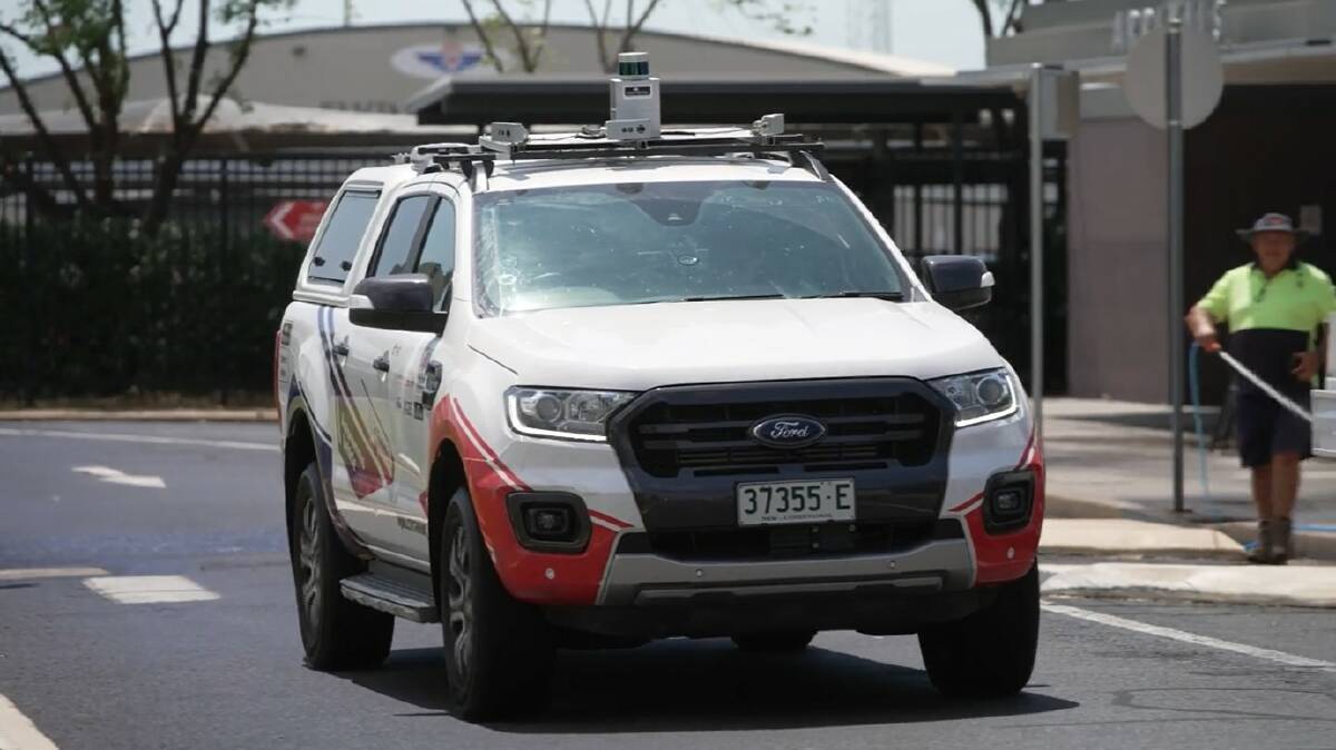 Locals will be able to spot the smart ute travelling between the Dubbo CBD, Dubbo Regional Airport and Taronga Western Plains Zoo. Picture supplied