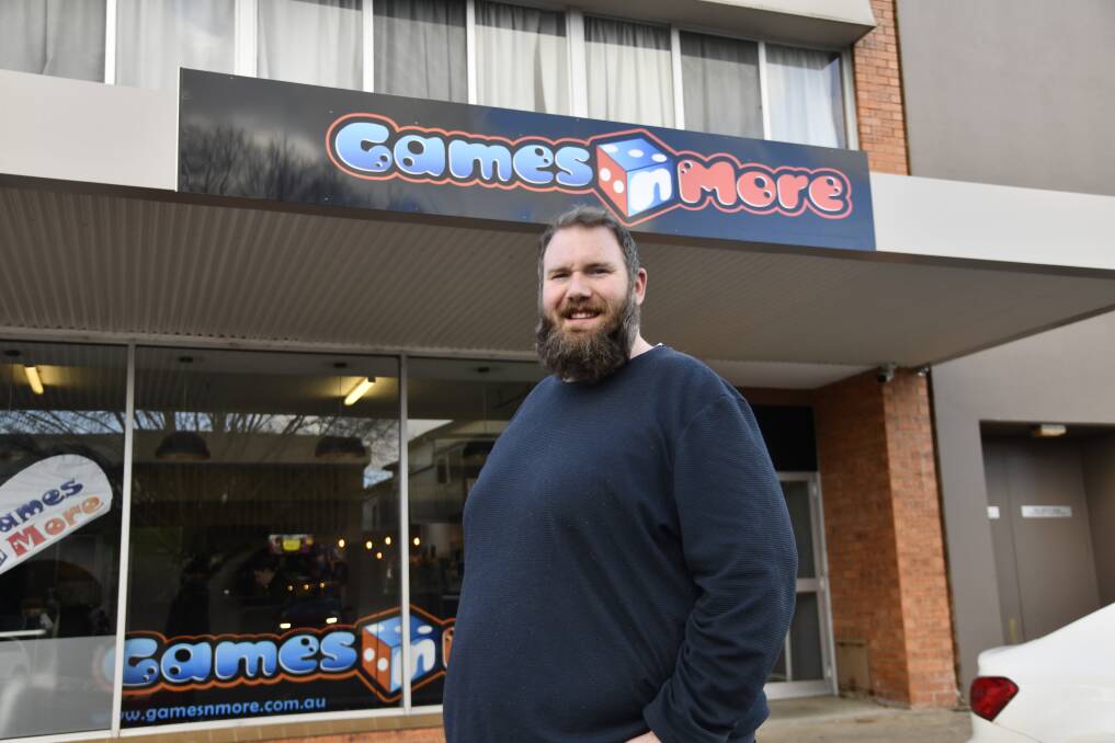 With Games n More up for Excellence in Micro Business for 2023 Western NSW Business Awards, we caught up with Orange's gamer boss, Nic Drage. Picture by Carla Freedman.