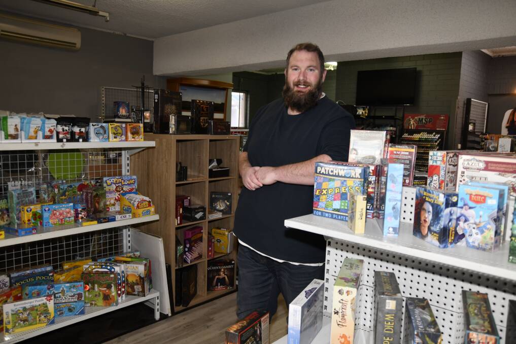 Owner of Orange's Games n More, Nic Drage says that the business has always been about working with a community-driven focus. Picture by Carla Freedman.