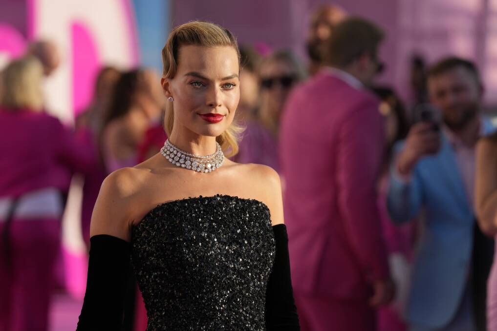 Margot Robbie arrives at the premiere of "Barbie" in Los Angeles. (AP Photo/Chris Pizzello)