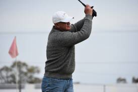 Cowra golfer Alfonso Melisi, who came second in the 9 Hole Stableford Event and second in the 